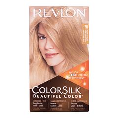 Barva za lase Revlon Colorsilk Beautiful Color 59,1 ml 70 Medium Ash Blonde poškodovana škatla