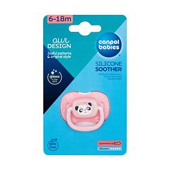 Duda Canpol babies Exotic Animals Silicone Soother Panda 6-18m 1 kos