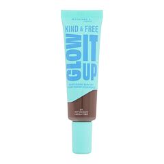 Puder Rimmel London Kind & Free Glow It Up Moisturising Skin Tint 30 ml 605 Deep Chocolate