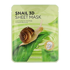 Maska za obraz Missha Snail 3D Sheet Mask 23 g