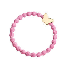 Elastika za lase By Eloise London Gold Butterfly 1 kos Rose Pink