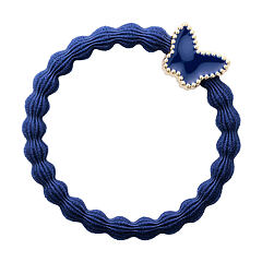 Elastika za lase By Eloise London Enamel Gold Butterfly 1 kos Navy
