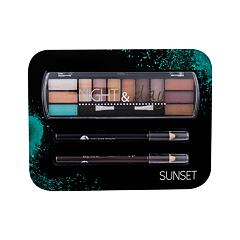 Senčilo za oči 2K Night & Day 8,16 g Sunset Seti