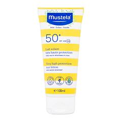 Zaščita pred soncem za telo Mustela Bébé Family Very High Protection Sun Lotion SPF50+ 100 ml