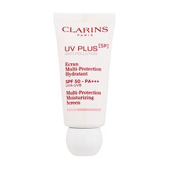Dnevna krema za obraz Clarins UV Plus 5P Multi-Protection Moisturizing Screen SPF50 30 ml Rose