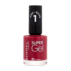 Lak za nohte Rimmel London Super Gel STEP1 12 ml 042 Rock n Roll