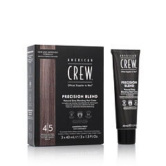 Barva za lase American Crew Precision Blend Natural Grey Blending Hair Color 3x40 ml 4/5 Medium Natural