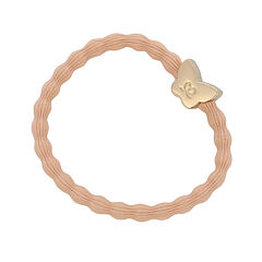 Elastika za lase By Eloise London Gold Butterfly 1 kos Peach