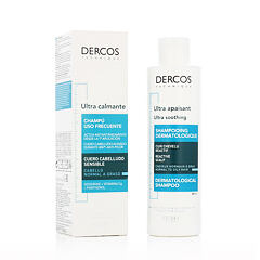 Šampon Vichy Dercos Ultra Soothing Dermatological Shampoo Normal to Oily Hair 200 ml