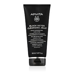 Čistilni gel Apivita Black Detox Cleansing Jelly 150 ml