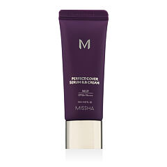 BB krema Missha M Perfect Cover Serum B.B. Cream SPF50+ 20 ml No.27 Honey Beige
