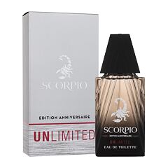 Toaletna voda Scorpio Unlimited Anniversary Edition 75 ml poškodovana škatla