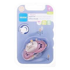 Duda MAM Night Silicone Pacifier 6m+ Owl 1 kos