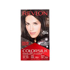 Barva za lase Revlon Colorsilk Beautiful Color 59,1 ml 20 Brown Black