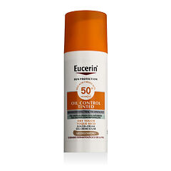 Zaščita pred soncem za obraz Eucerin Sun Oil Control Tinted Dry Touch Sun Gel-Cream SPF50+ 50 ml Medium