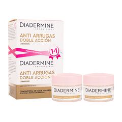 Dnevna krema za obraz Diadermine Anti-Wrinkle Double Action Day Cream 2x50 ml poškodovana škatla