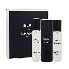 Toaletna voda Chanel Bleu de Chanel "zasuči in razprši" 3x20 ml