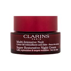 Nočna krema za obraz Clarins Super Restorative Night Cream Very Dry Skin 50 ml poškodovana škatla