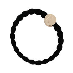 Elastika za lase By Eloise London Letter Charms Gold 1 kos K Black