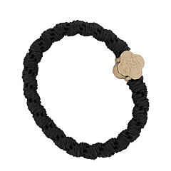 Elastika za lase By Eloise London Woven Gold Quatrefoil 1 kos Charcoal Grey
