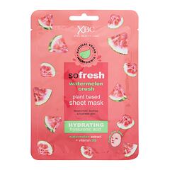 Maska za obraz Xpel So Fresh Watermelon Crush Hydrating Sheet Mask 1 kos