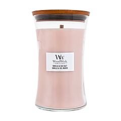 Dišeča svečka WoodWick Vanilla & Sea Salt 275 g
