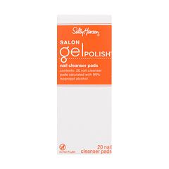 Odstranjevalec laka za nohte Sally Hansen Salon Gel Polish Nail Cleanser Pads 1 pakiranje