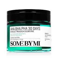 Čistilni robčki Some By Mi AHA.BHA.PHA 30 Days Miracle Truecica Clear Pad 70 kos
