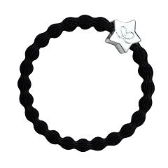 Elastika za lase By Eloise London Bling Charms Silver Diamanté Star 1 kos Black