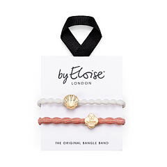 Elastika za lase By Eloise London Set Coral Beach 1 kos