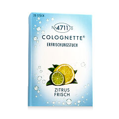 Čistilni robčki 4711 Colognette Refreshing Lemon Tissues 20 kos poškodovana škatla
