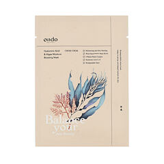 Maska za obraz Ondo Beauty 36.5 CHOK-CHOK Hyaluronic Acid & Algae Moisture Boosting Mask 25 g