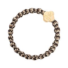 Elastika za lase By Eloise London Metallic Gold Quatrefoil 1 kos Cocoa Dust
