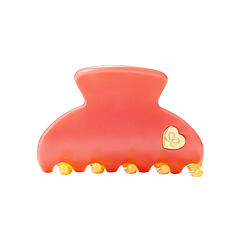Sponka za lase By Eloise London Medium Hair Claw Gold Heart 1 kos Coral Sunset
