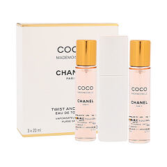 Toaletna voda Chanel Coco Mademoiselle "zasuči in razprši" 3x20 ml
